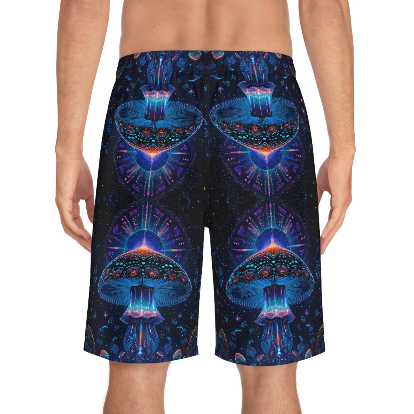 Psychedelic Mushroom Board Shorts