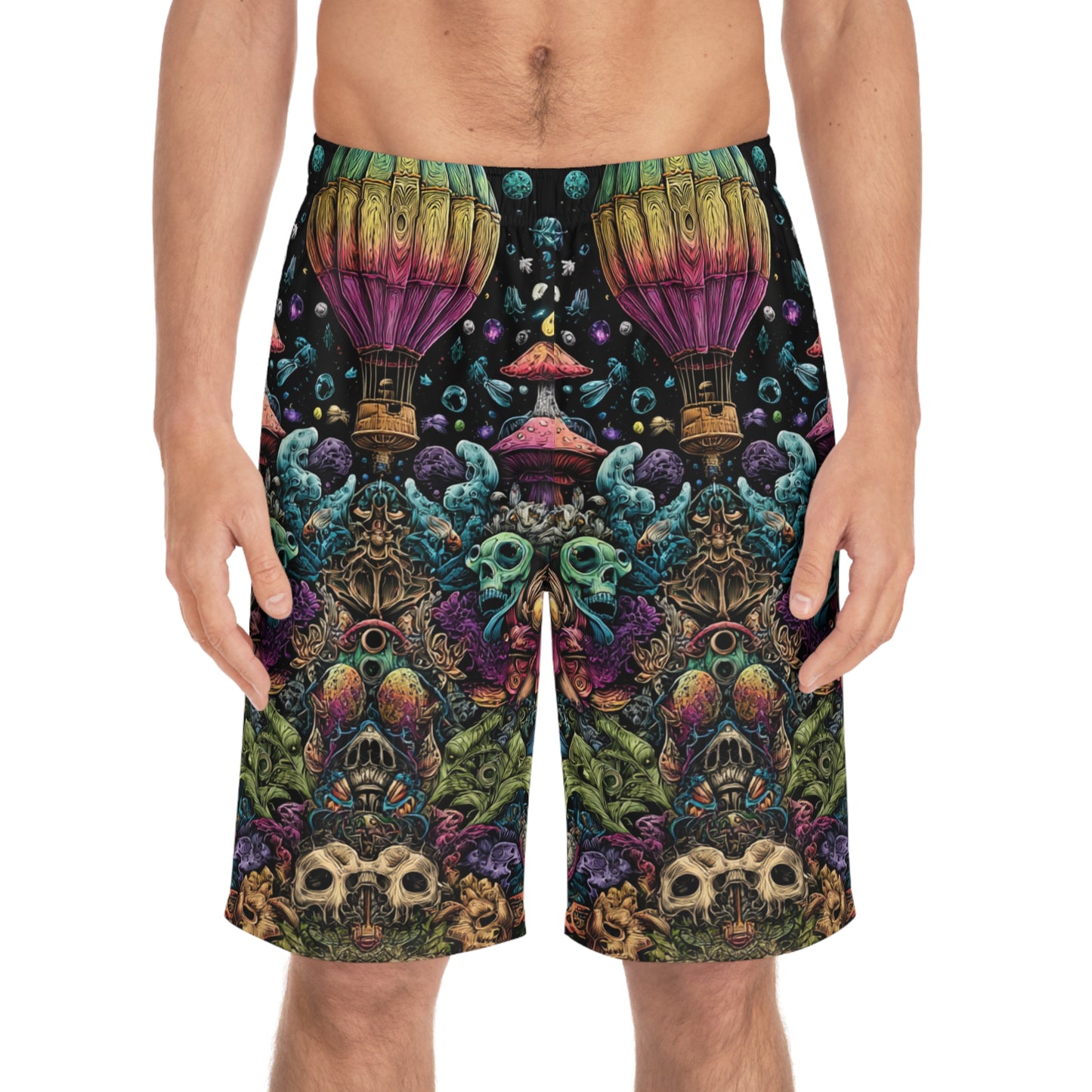 Trippy psychedelic Board Shorts