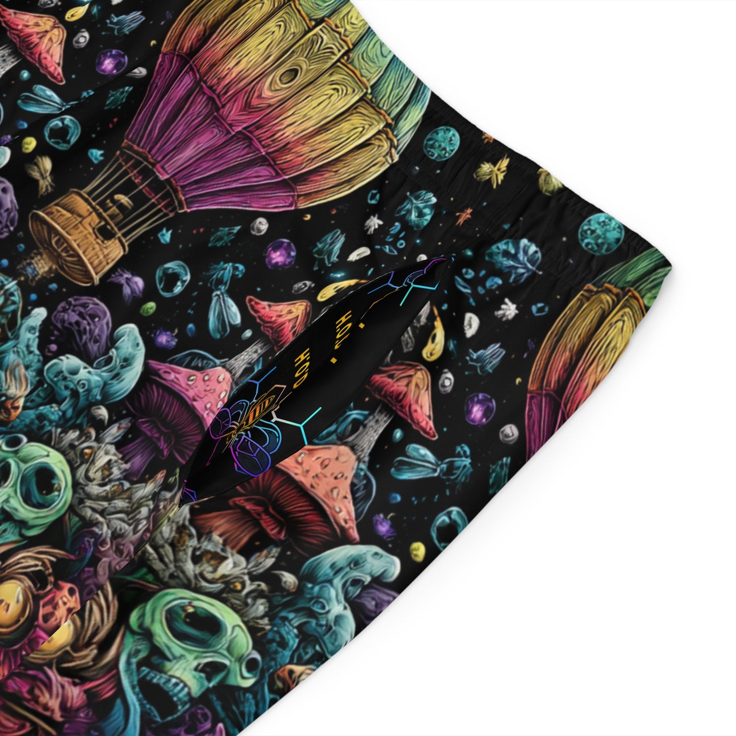 Trippy psychedelic Board Shorts