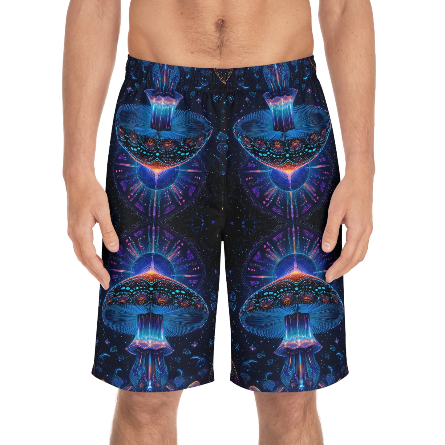 Psychedelic Mushroom Board Shorts