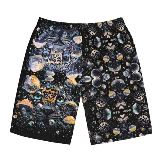 Leopard bubble Men's AOP Board Shorts