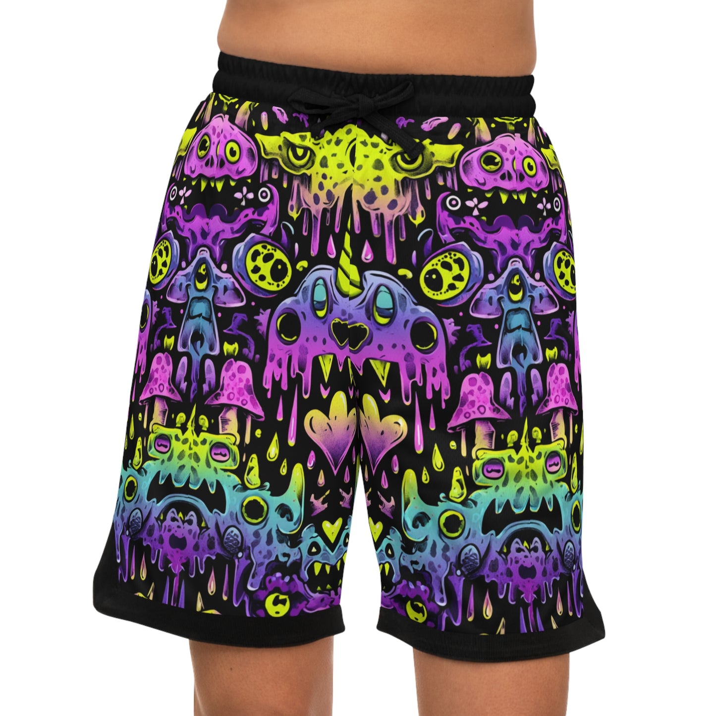 Psychedelic Neon Basketball Shorts - Galaxy Print Athletic Wear, Space-Themed Activewear, Unique Sports Shorts, Trendy Men's Apparel, Gift for [...]