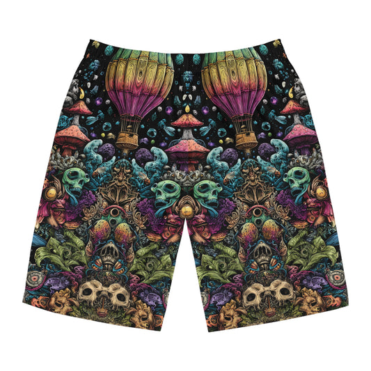 Trippy psychedelic Board Shorts