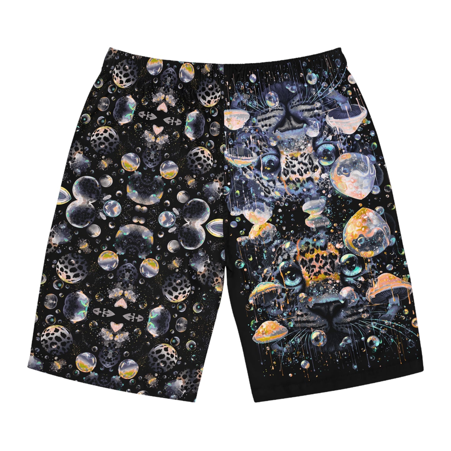 Leopard bubble Men's AOP Board Shorts