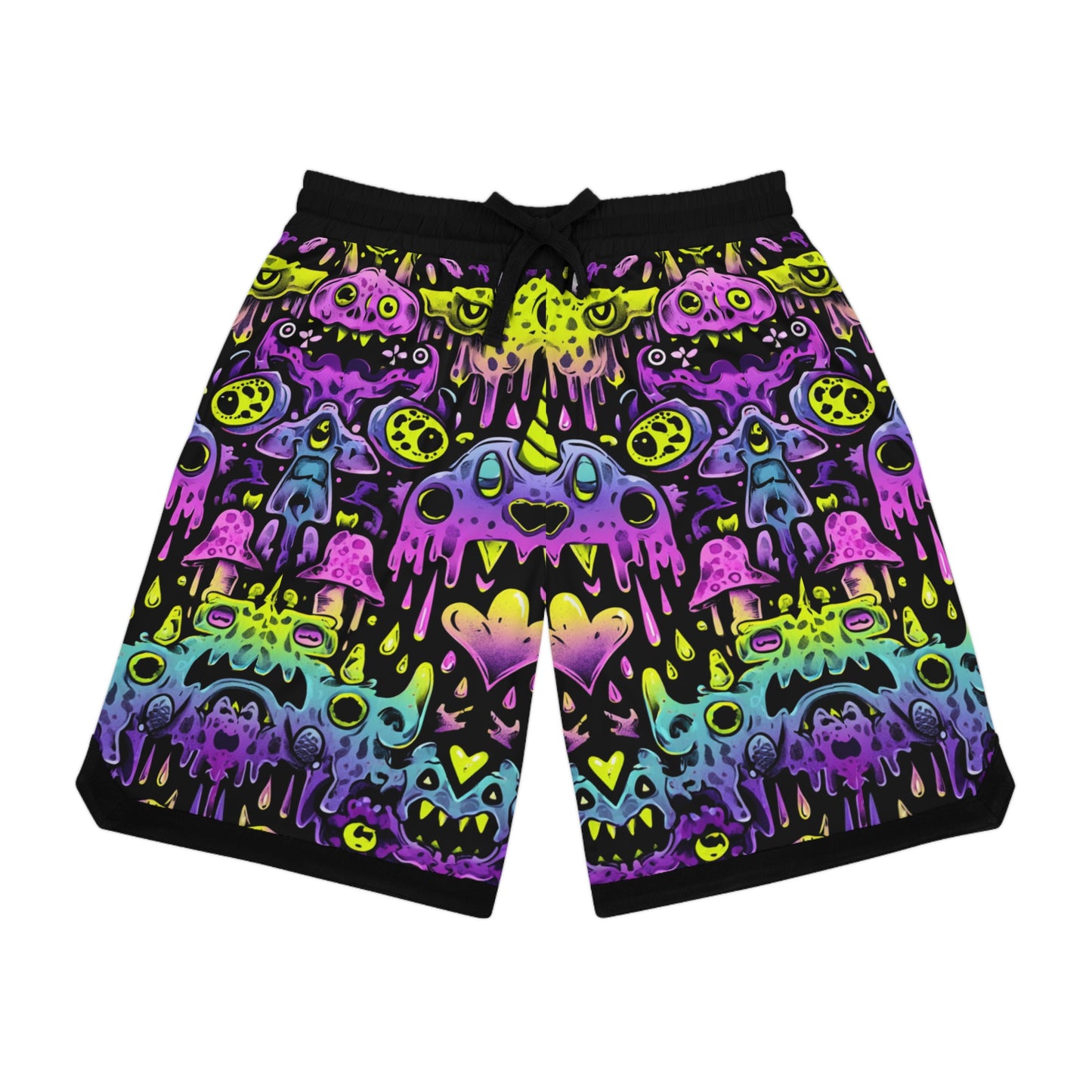 Psychedelic Neon Basketball Shorts - Galaxy Print Athletic Wear, Space-Themed Activewear, Unique Sports Shorts, Trendy Men's Apparel, Gift for [...]