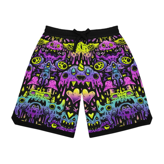 Psychedelic Neon Basketball Shorts - Galaxy Print Athletic Wear, Space-Themed Activewear, Unique Sports Shorts, Trendy Men's Apparel, Gift for [...]
