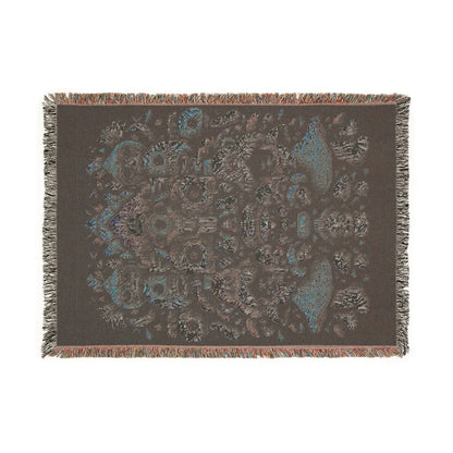 Artistic Woven Blanket, Cozy Home Decor, Boho Throw, Unique Gift, Living Room Accent, Wall Tapestry