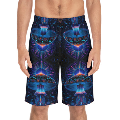 Psychedelic Mushroom Board Shorts